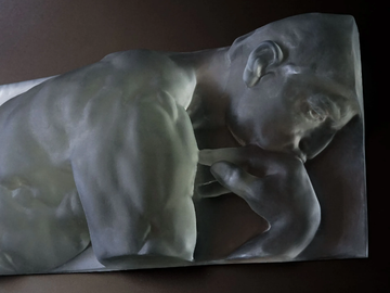 THE THINKER - Acrylic glass Decorative panel by LO Contemporary - view 3